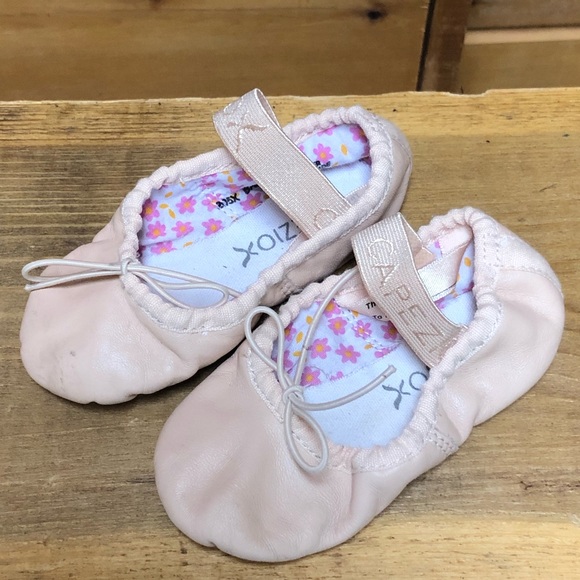 Capezio leather baby ballet pink Size 7 M - Picture 2 of 10